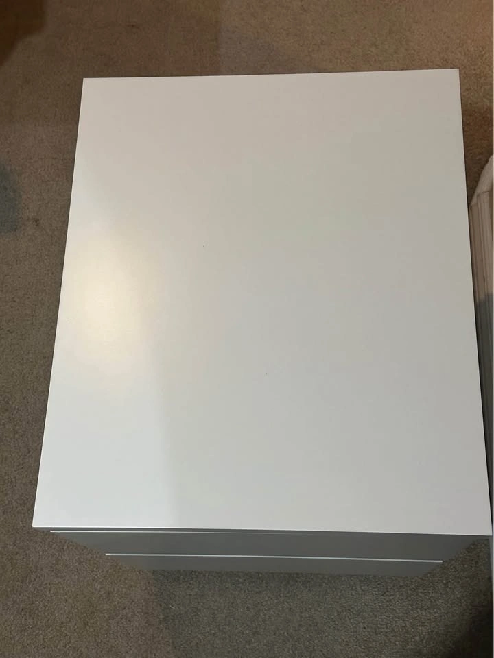 Malm Ikea White Nightstand - photo 4