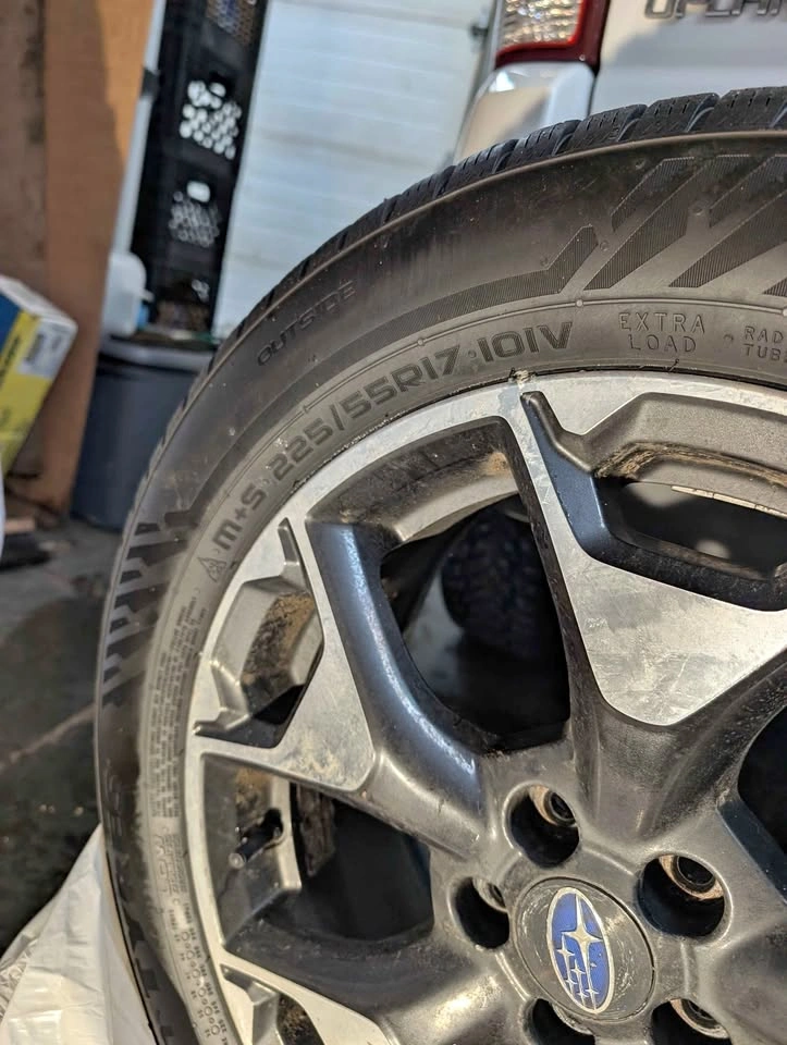 2019 Subaru Crosstrek Wheels with Nokian Remedy WRG Tires