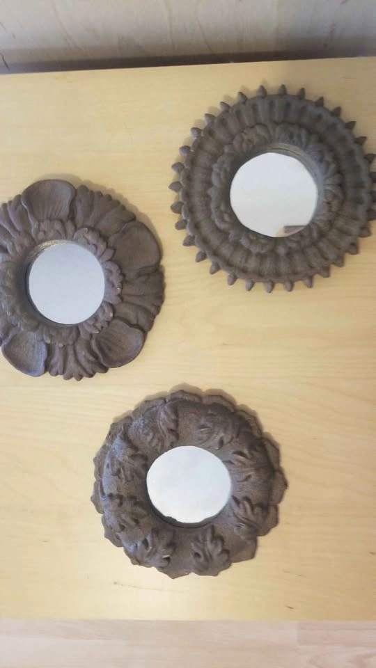 Set of 3 Decorative Mirrors - photo 2
