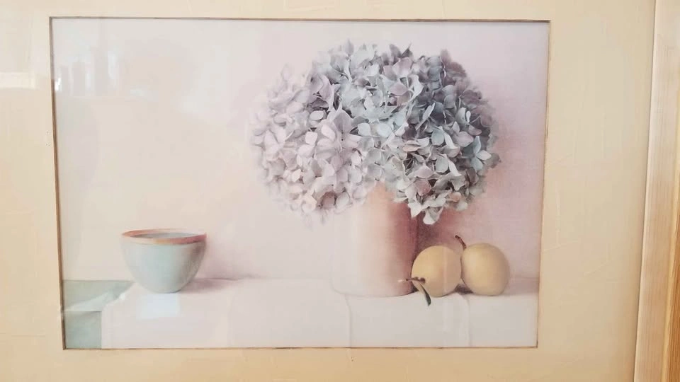 Ethan Allen Framed Hydrangea Print - photo 3