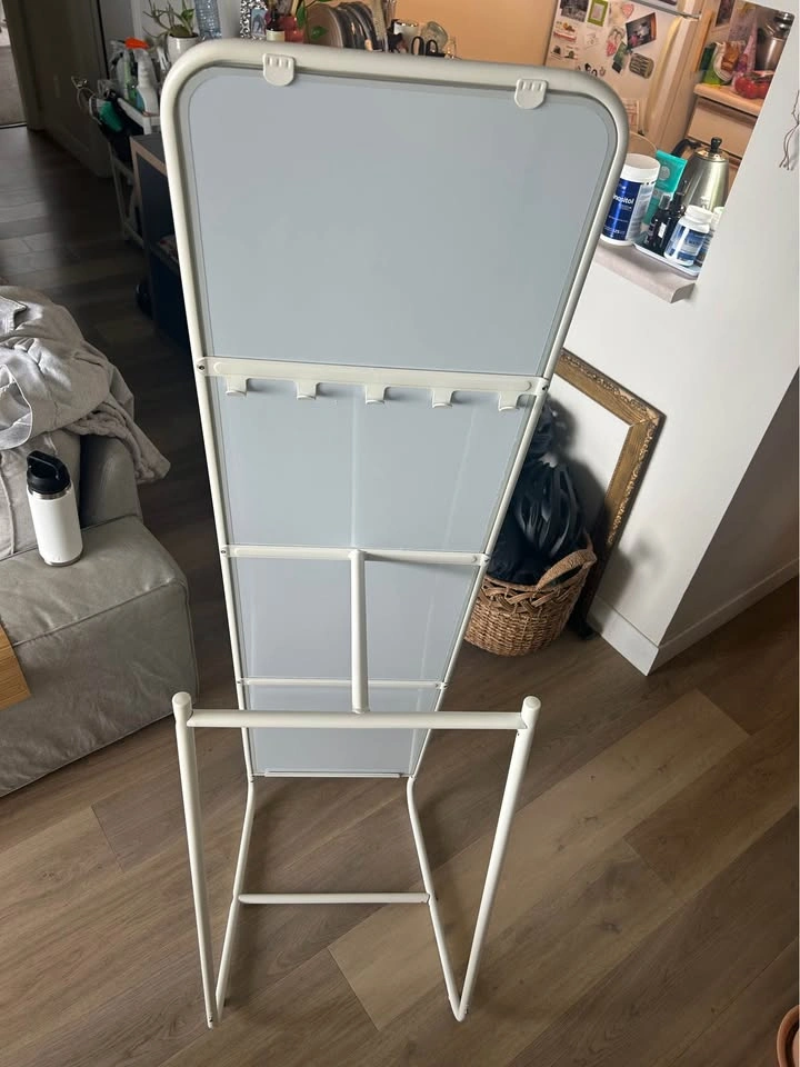 IKEA Knapper Mirror White with Hooks - photo 2