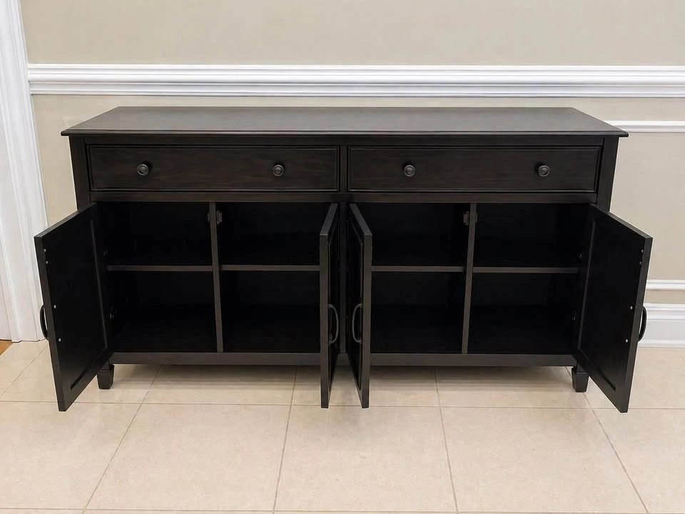 Beautiful Dark Wood Sideboard / Buffet – Like New - photo 3