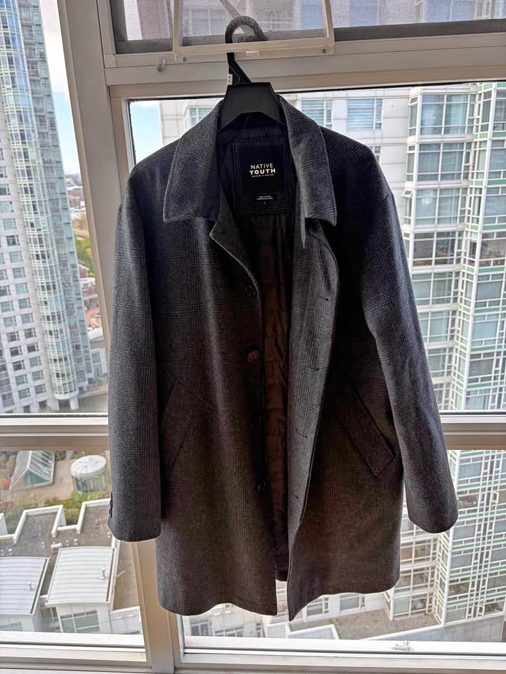Blue Overcoat - Size XL - $15