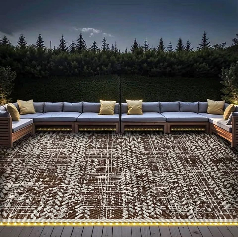 Outdoor Waterproof Knitted Rug 8 x 10