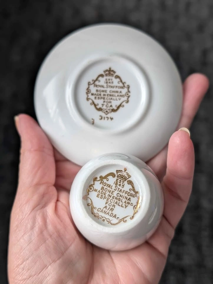 Rare Vintage TCA / Air Canada First Class Demitasse Set - photo 2