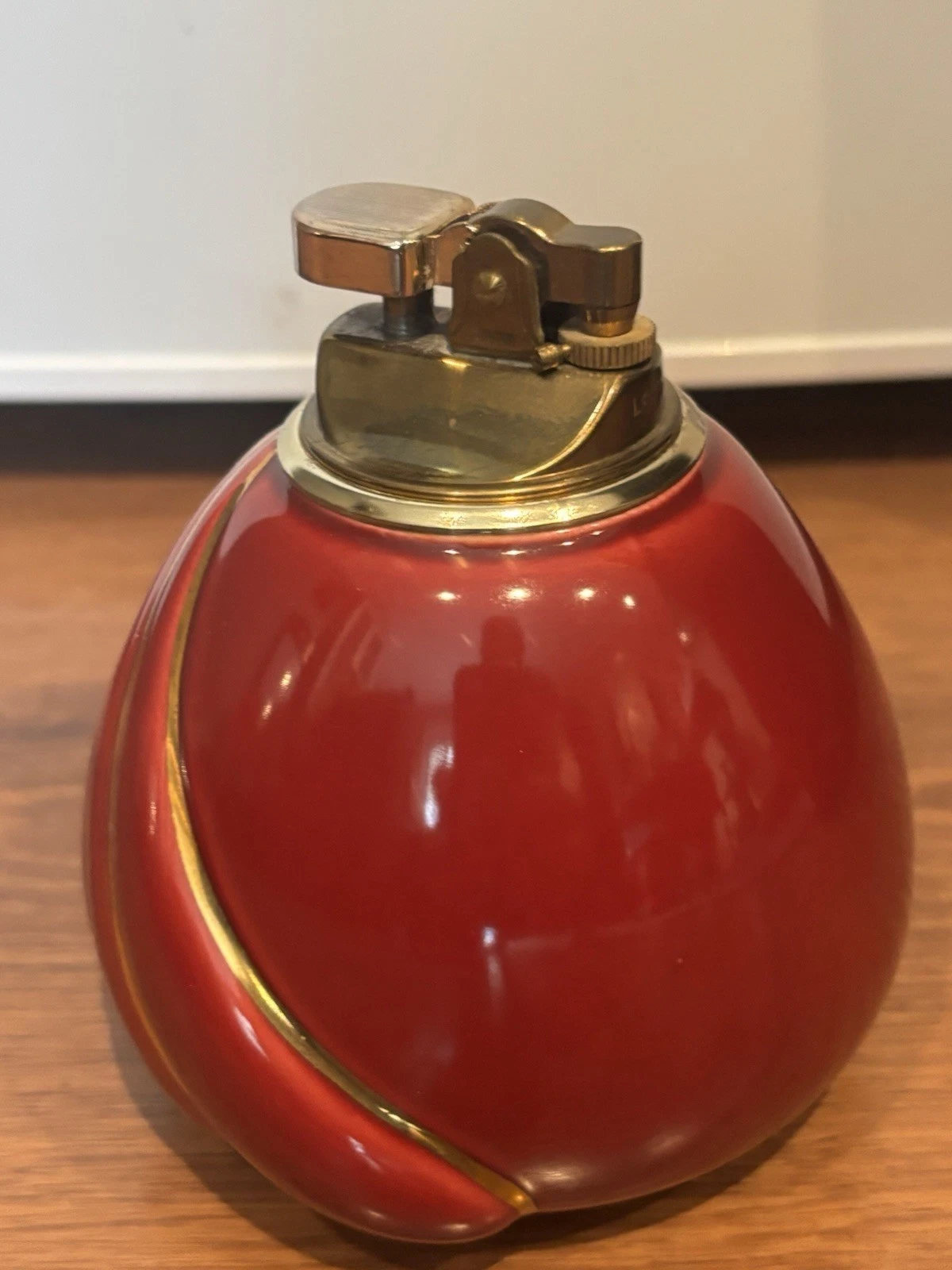 Vintage Toscany Collection Japan Tabletop Lighter – Red Ceramic - photo 2