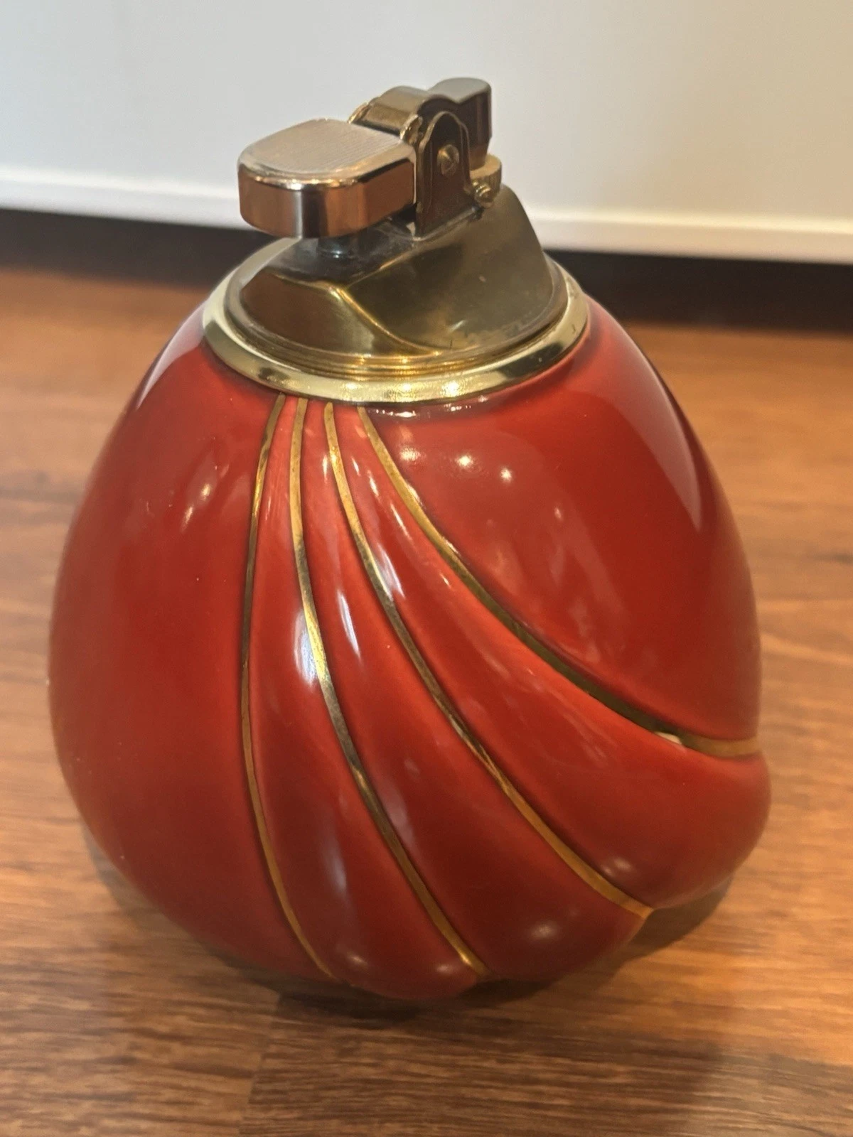 Vintage Toscany Collection Japan Tabletop Lighter – Red Ceramic - photo 4