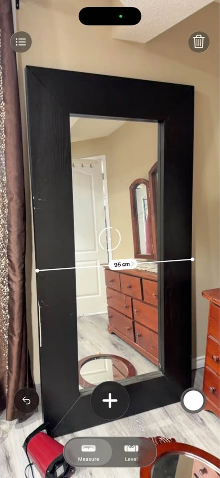 Wooden long mirror - photo 3