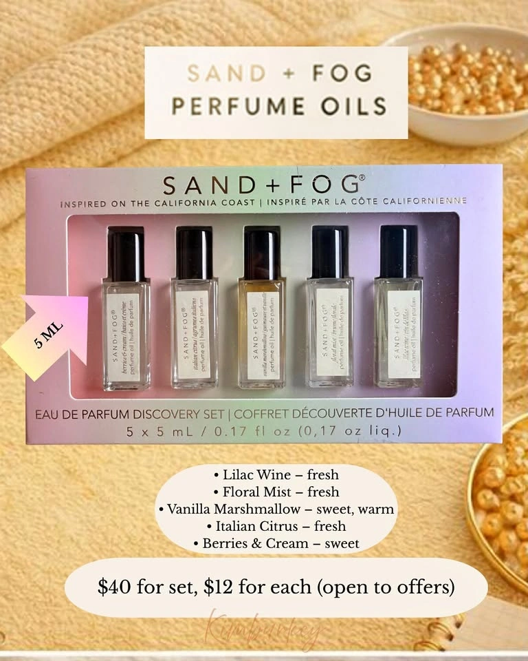 SAND + FOG Perfume Oil – 5ml (0.17 fl oz)