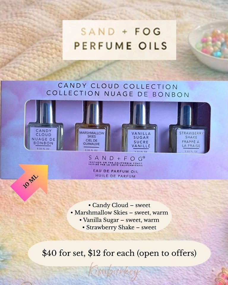 SAND + FOG Candy Cloud Perfume Oil Collection (10ml)