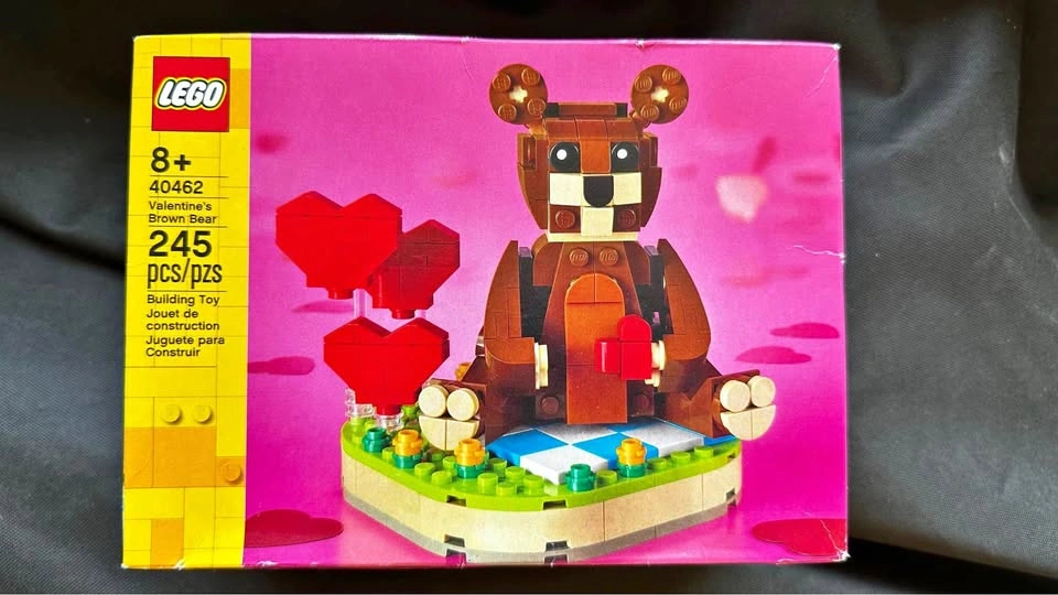 Lego Valentine's Bear