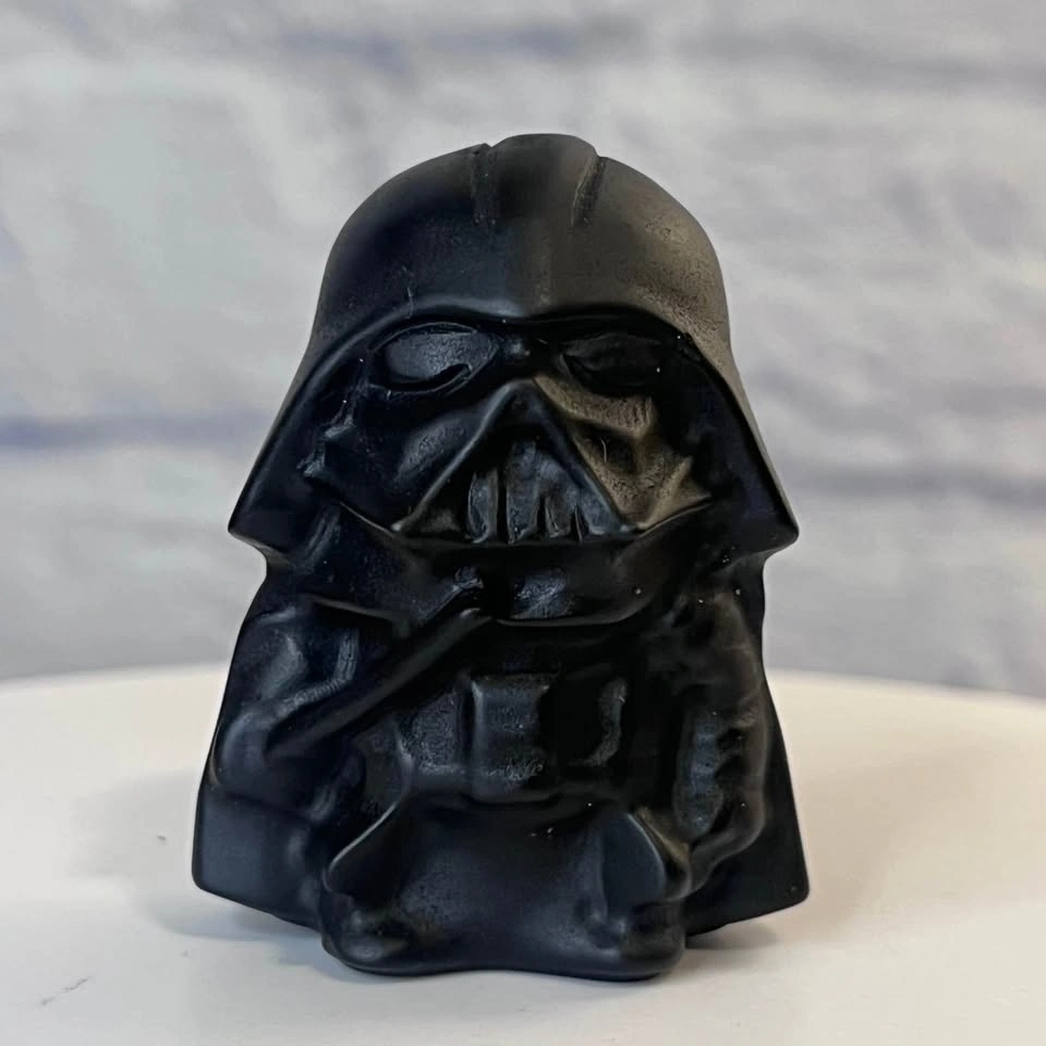 Star Wars Crystal Gemstone Figurine Black Obsidian Darth Vader - photo 2