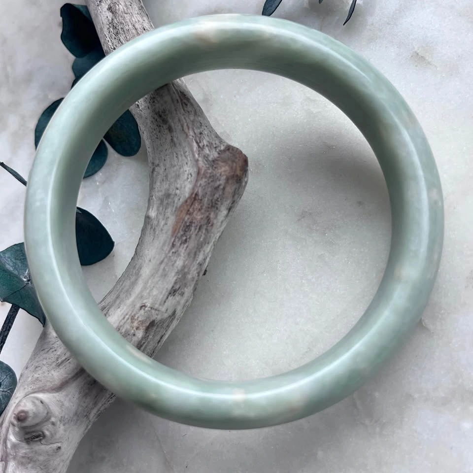 Authentic Natural Green Jade Bangle Bracelet – Certified Authent