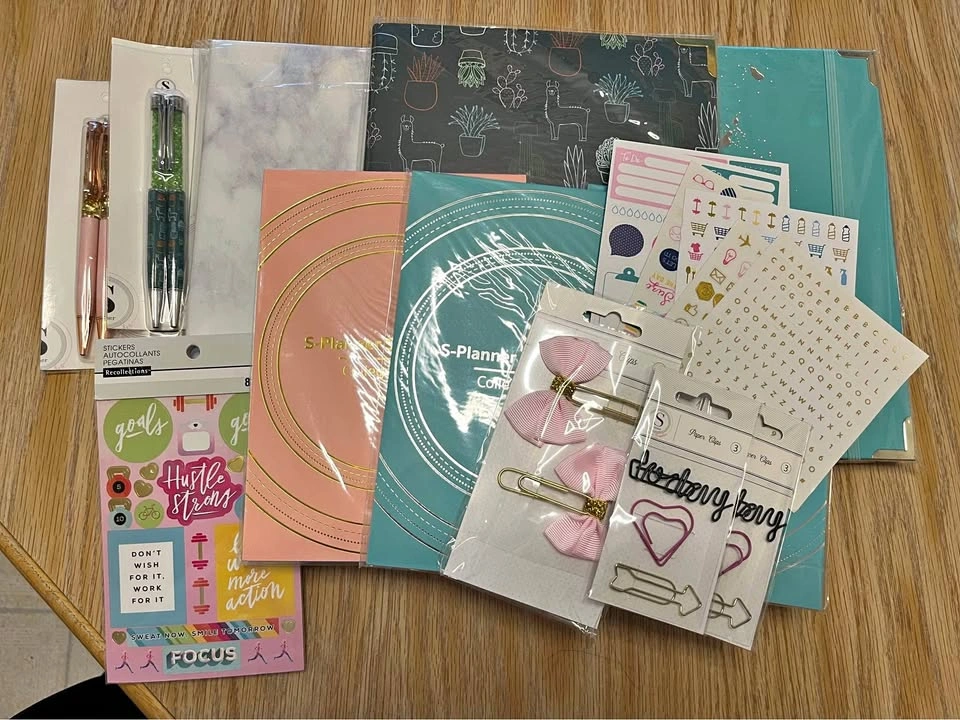 BRAND NEW Undated Planners and Stickers Bundle