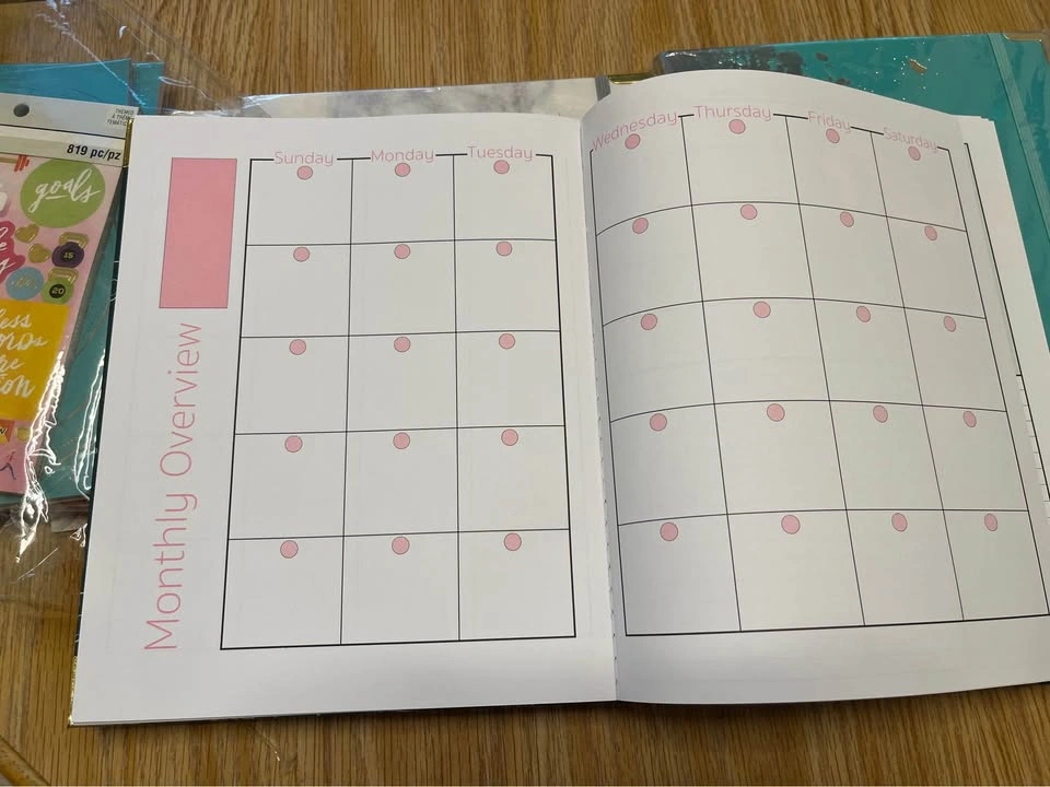 BRAND NEW Undated Planners and Stickers Bundle - photo 3