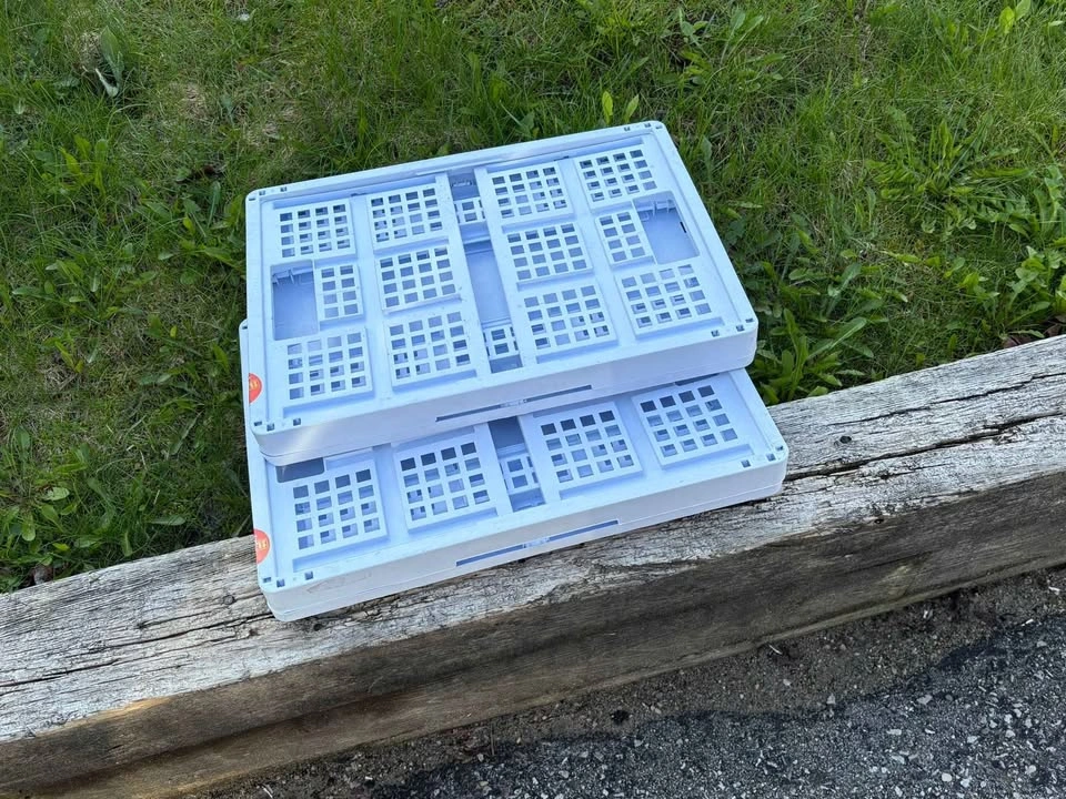 2 Collapsible Storage Crates - photo 2