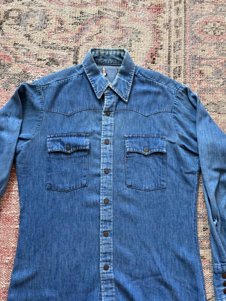 Vintage LEVIS Western Shirt 70s - photo 2