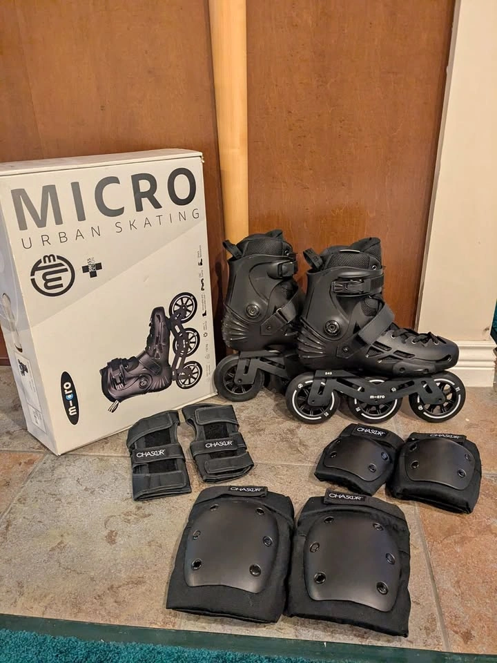 Micro Skate MT-3 Inline Skates - US 10 / EU 43 - Black