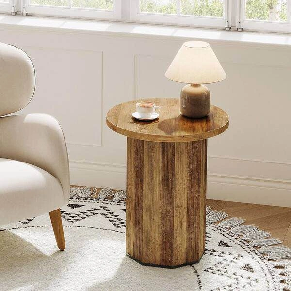 Round End Table / Side Table - photo 4