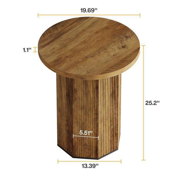 Round End Table / Side Table - photo 5