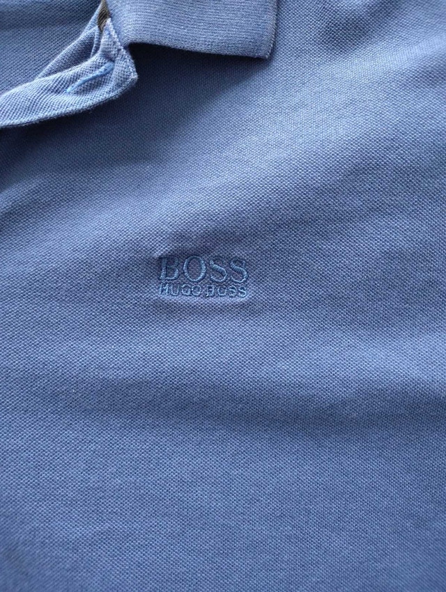 Hugo Blue Half Sleeve Polo Shirt