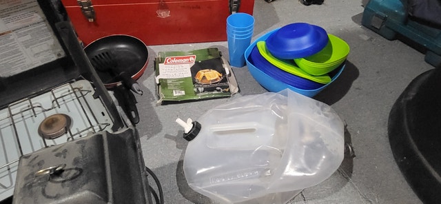 Camping Gear - Coleman Stove, Plates, Cookware & More - photo 4