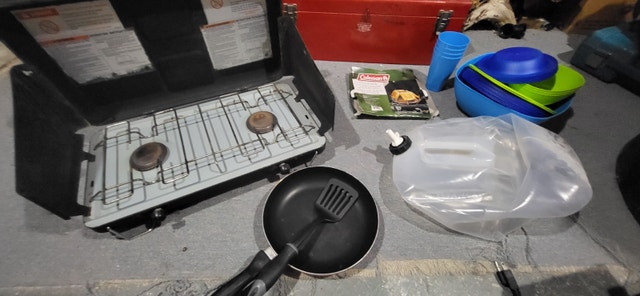 Camping Gear - Coleman Stove, Plates, Cookware & More - photo 5