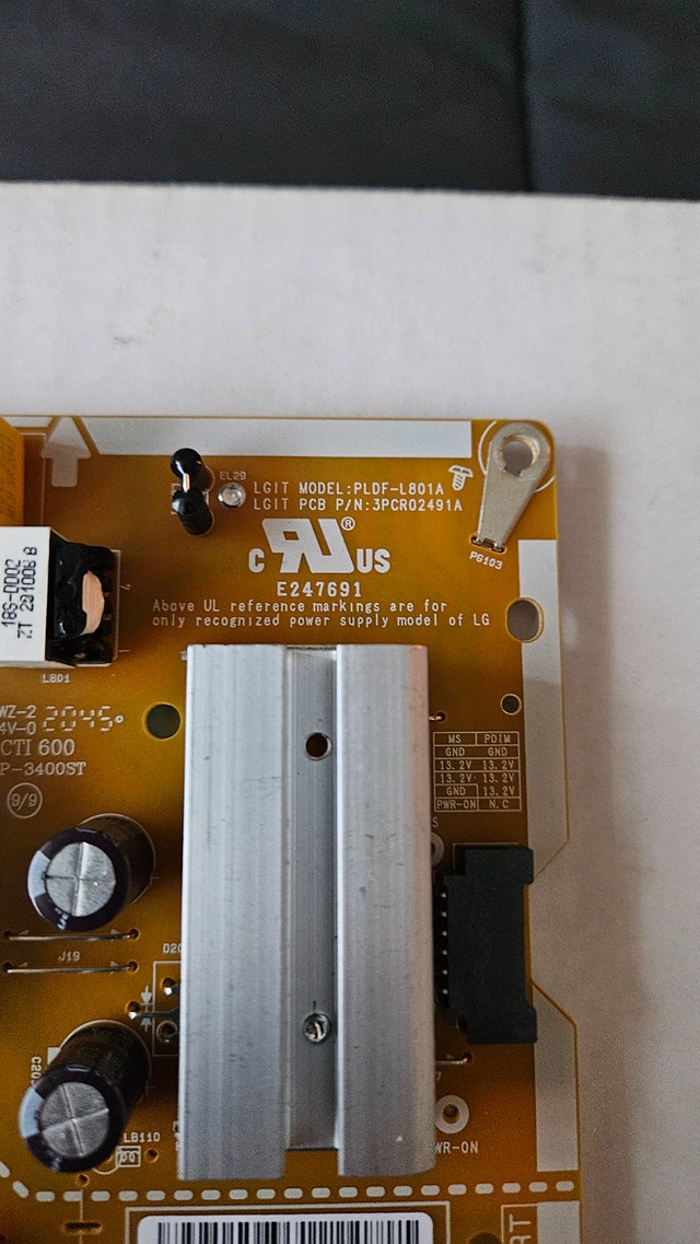 LG 43un7300aud Power Supply EAY65170101 LGP43T-19U1 - photo 4