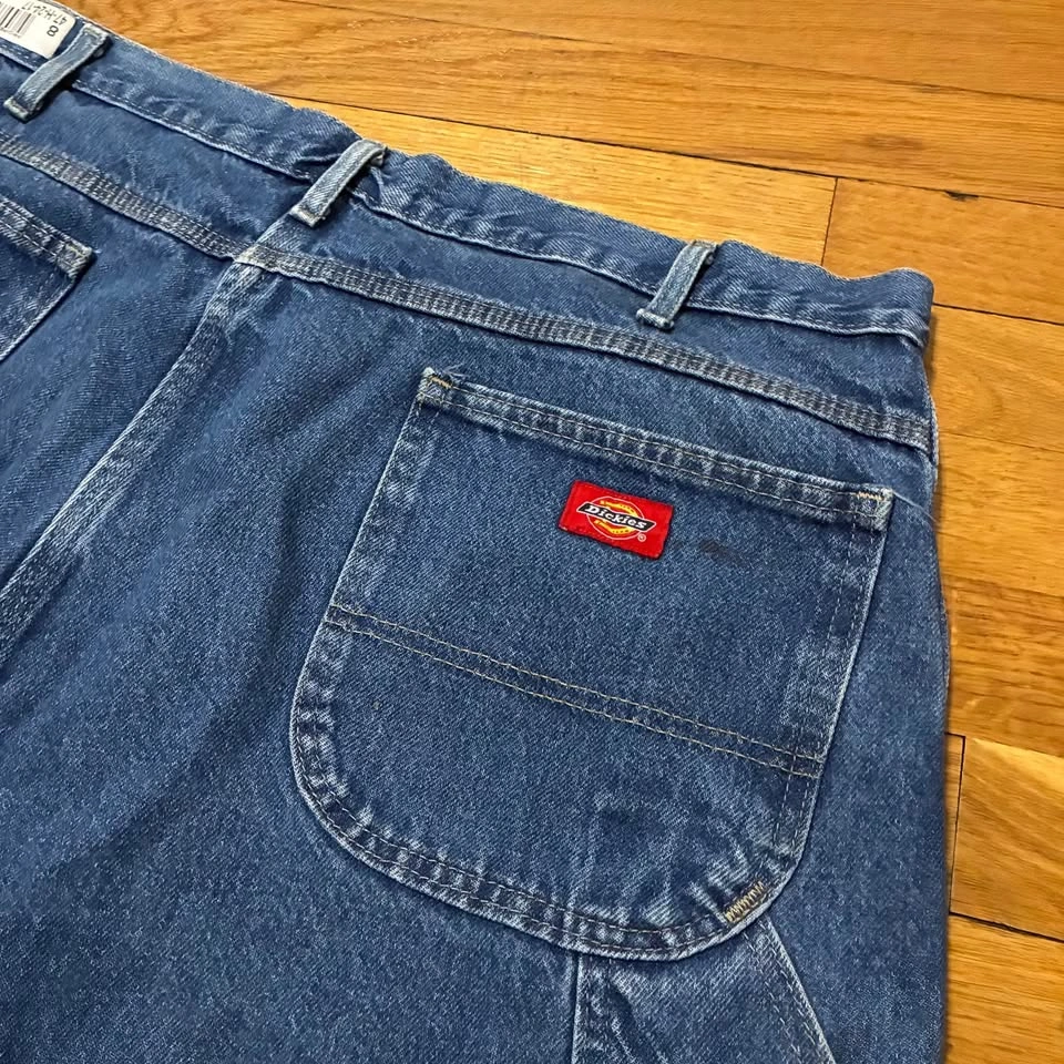 Dickies Denim Carpenter Cut-Off Jorts Size 40 - photo 2
