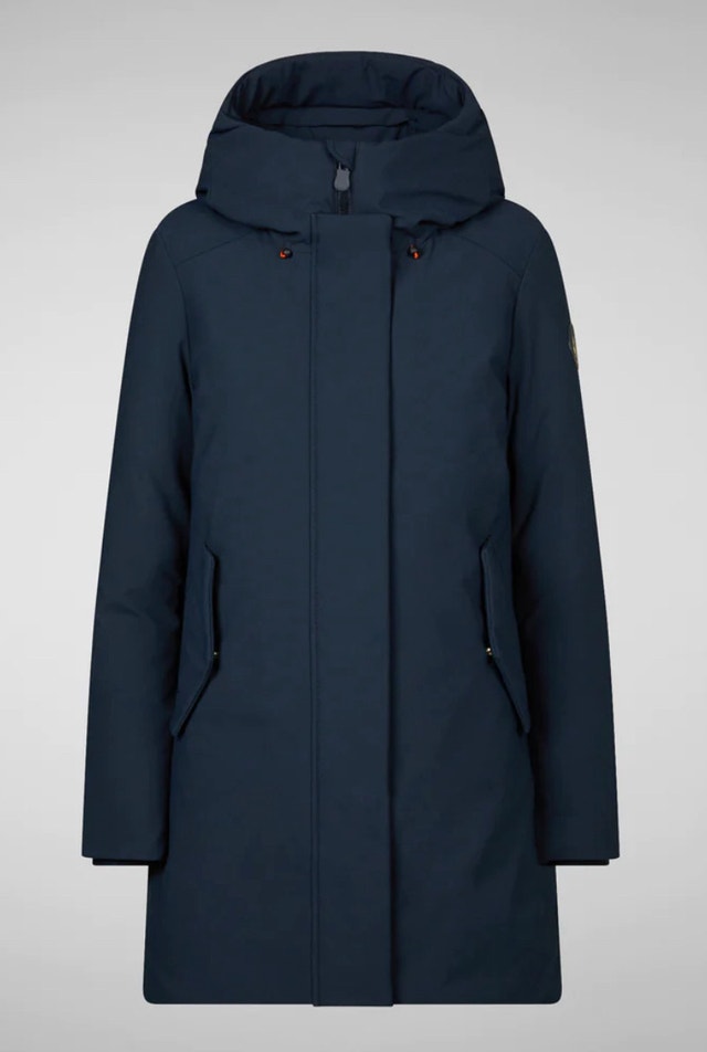 SAVE THE DUCK Long Hooded Parka NELLIE (blue black) - photo 2