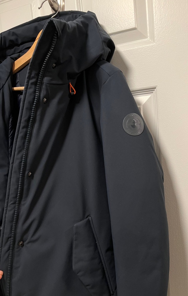SAVE THE DUCK Long Hooded Parka NELLIE (blue black) - photo 5