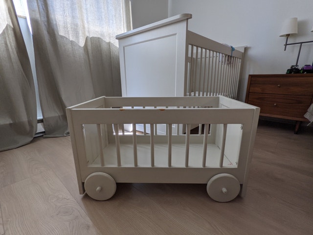 Tartine et Chocolat Baby Crib + Toy Mini Crib