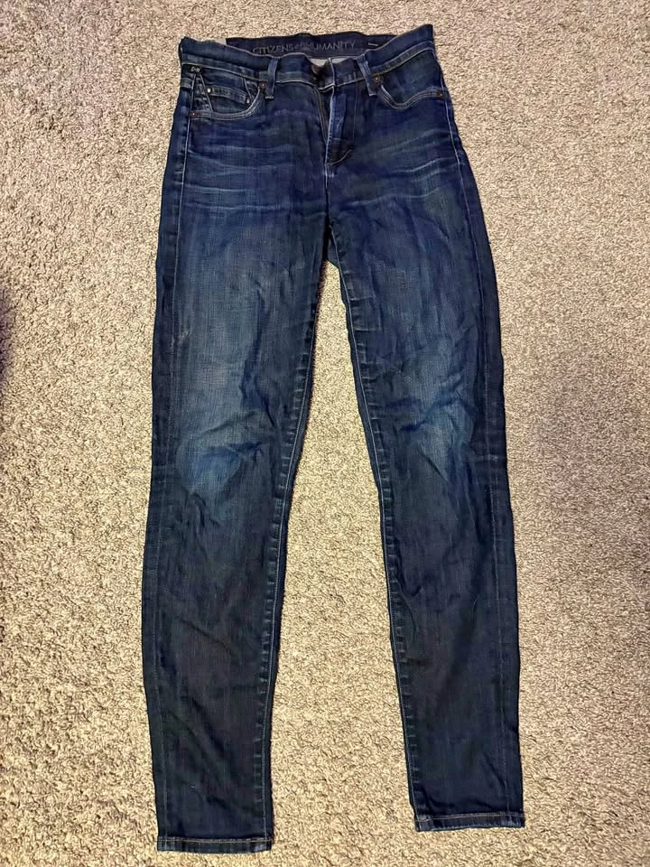 Citizens of Humanity Blue Skinny Jeans