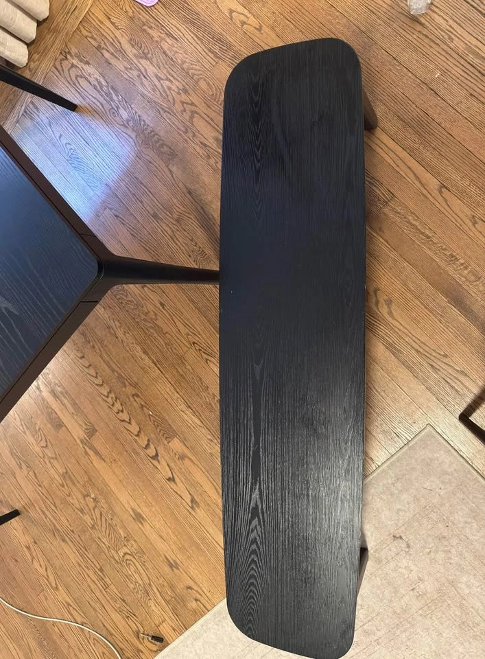 Plumas Black Ash Bench 60" - photo 2