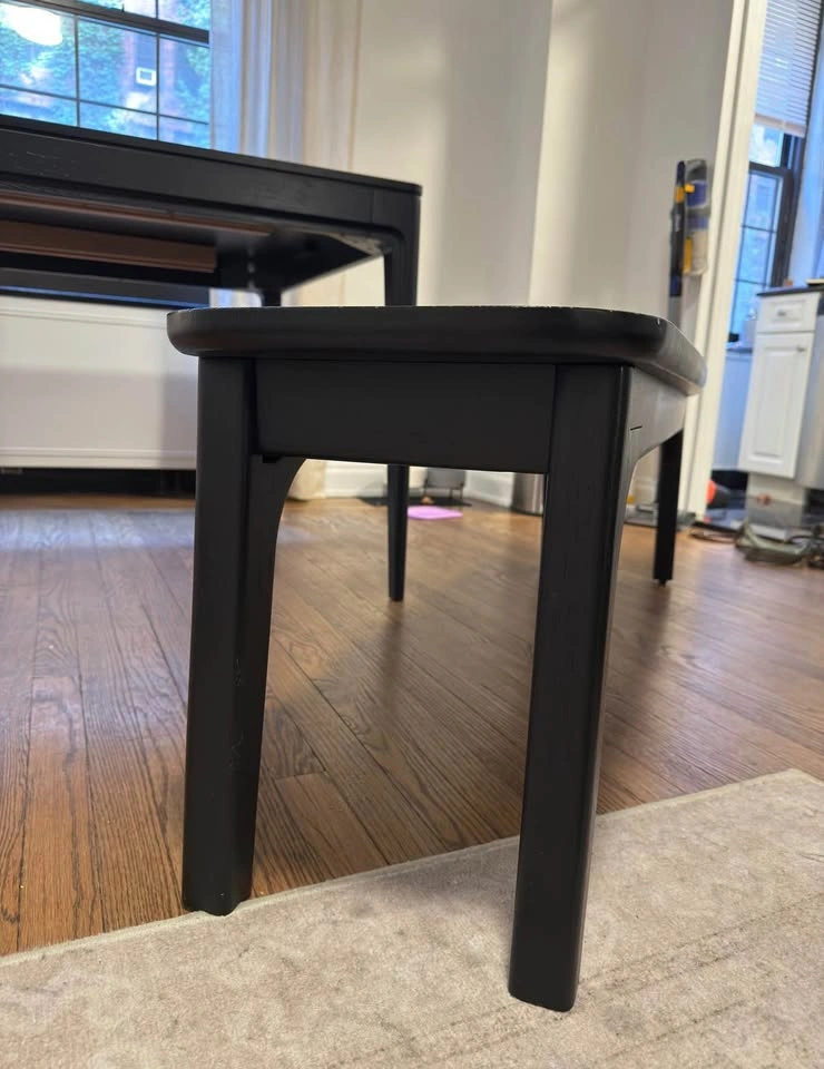 Plumas Black Ash Bench 60" - photo 3