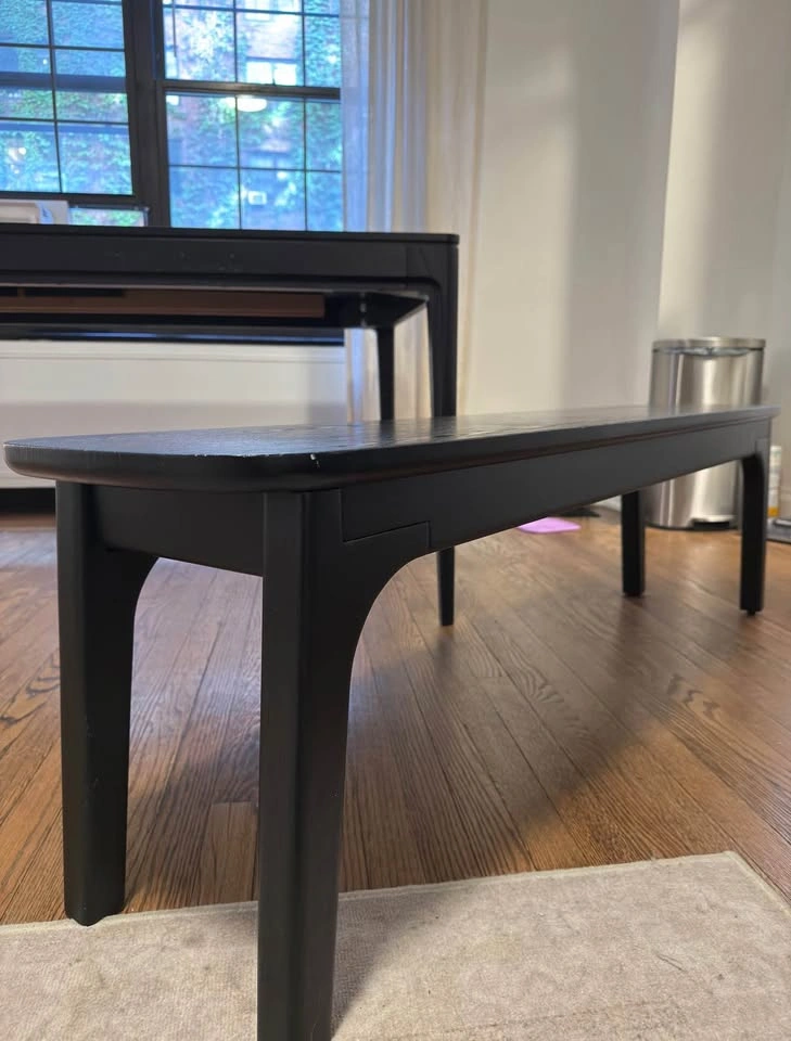 Plumas Black Ash Bench 60" - photo 4