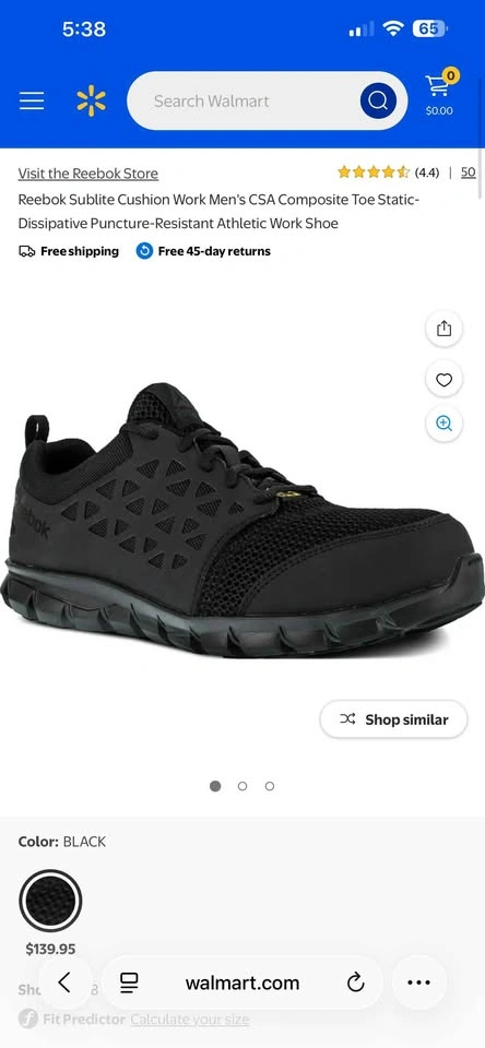 Men’s Work Shoes Size 5W – New - photo 4