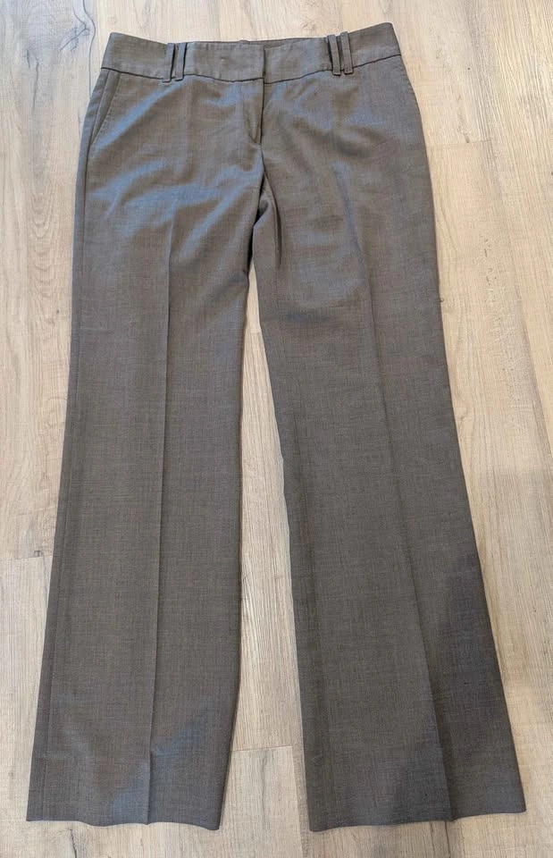 Josef Brown Wool Blend Wide Leg Dress Pants - photo 2