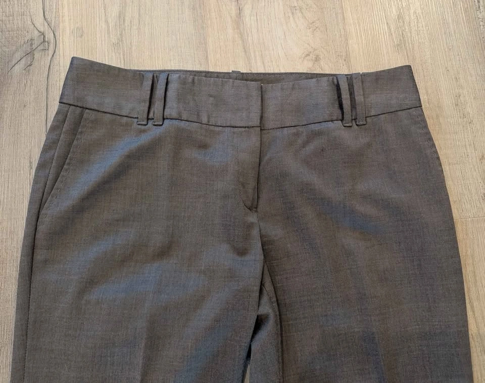 Josef Brown Wool Blend Wide Leg Dress Pants - photo 3