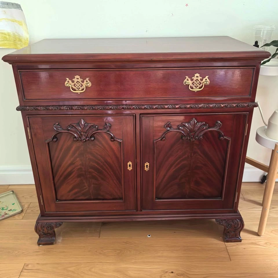Antique Georgian Chippendale Mahogany Server/Cabinet - photo 3