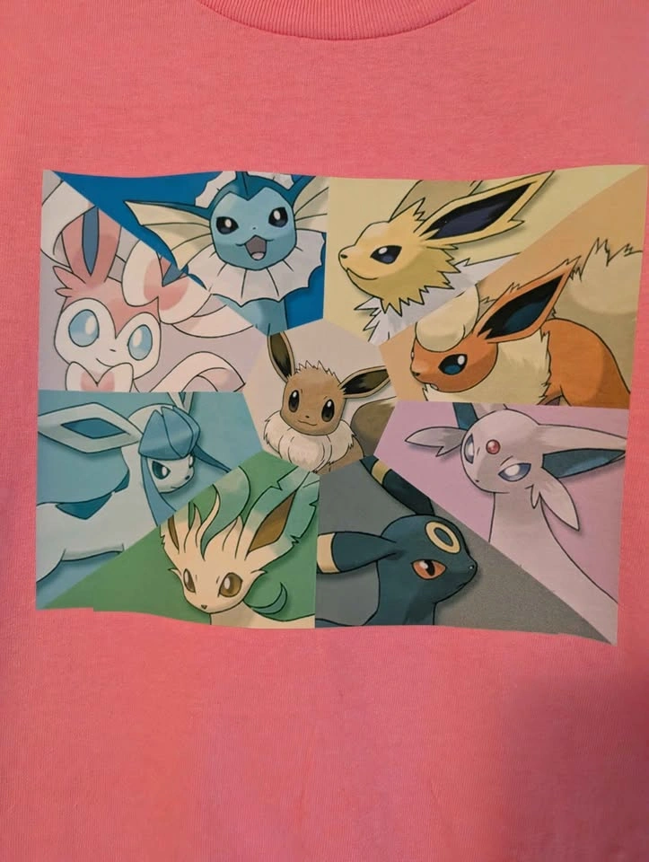 Kids Eeveelution Double-Sided Tee - All Eevee Evolutions Shirt - photo 2