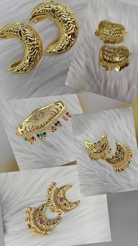 Traditional Punjabi-style hair clips