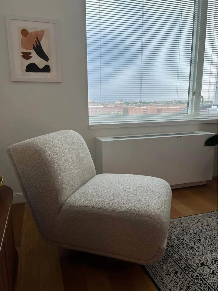 Boucle Swivel Accent Chair - photo 2
