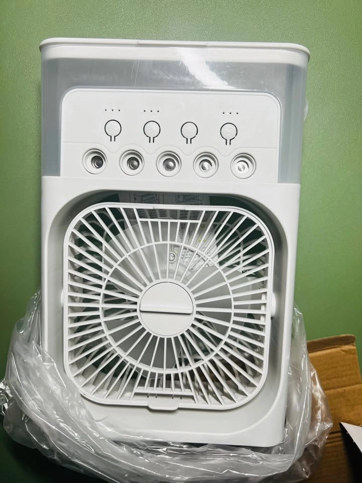 Portable Air Cooler Fan Humidifier LED USB-C - photo 4