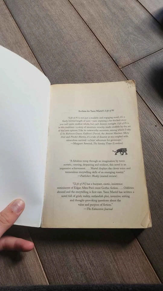 Life of Pi book - photo 3