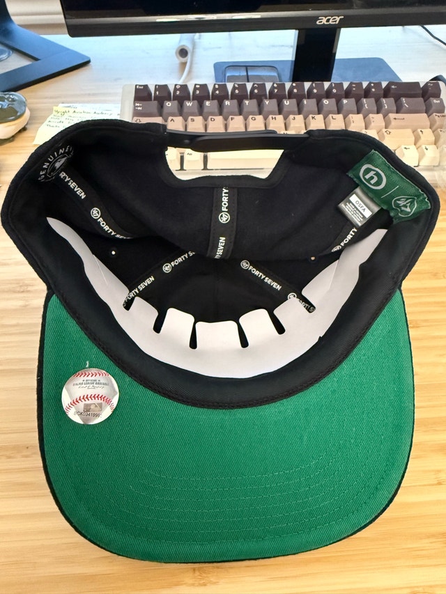 Black Hidden NY Yankees SnapBack Hat - photo 3