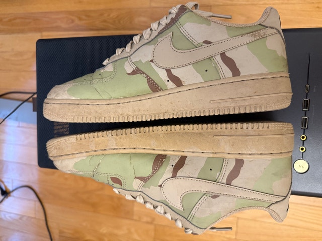 Rare 3M Camo Nike Air Force 1 Sneakers - photo 2