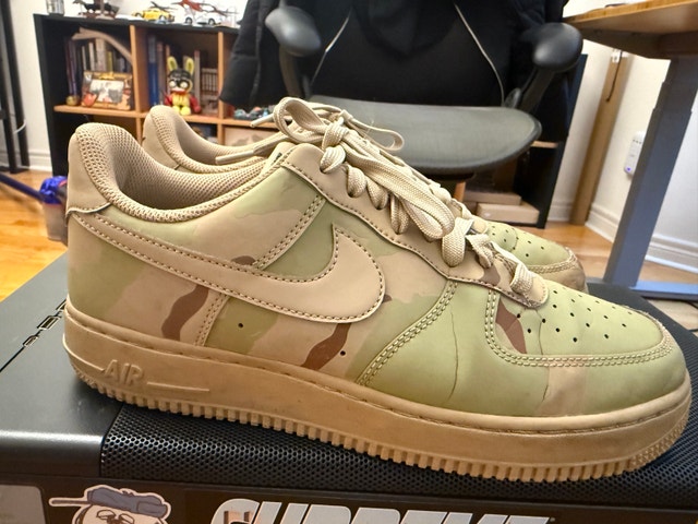 Rare 3M Camo Nike Air Force 1 Sneakers - photo 3