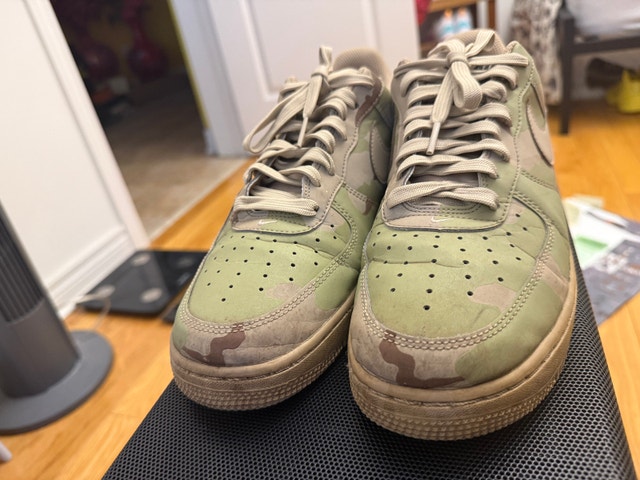 Rare 3M Camo Nike Air Force 1 Sneakers - photo 5