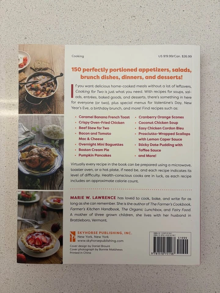 Cooking for Two Cookbook - photo 2